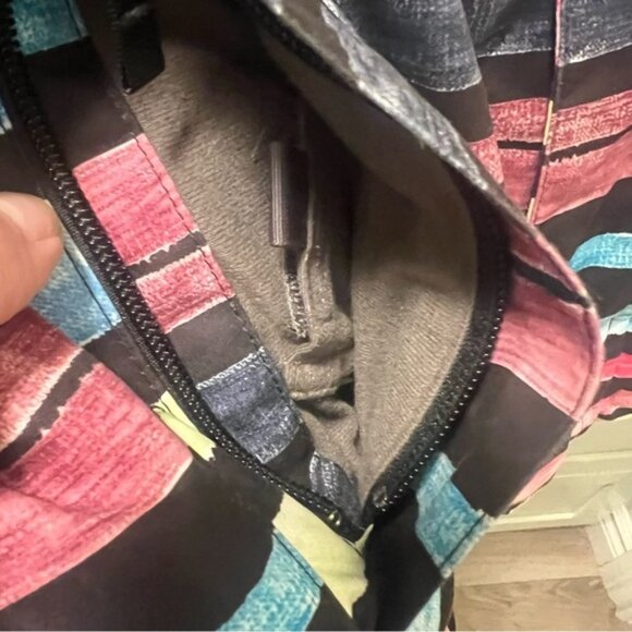 BURTON Striped Multicolor Snowboard Ski Jacket -Lots of Features! Sz Small - Picture 3 of 16